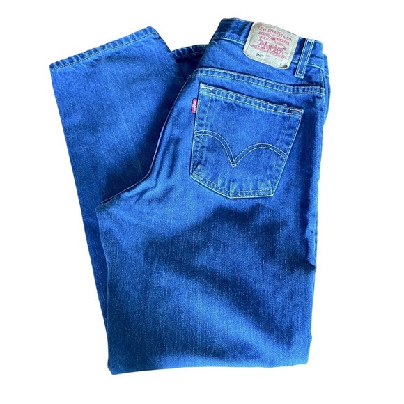 Vintage Women's 10‎ Reg Levi's 550 Relaxed Fit Tapered Leg Jeans - Picture 1 of 12
